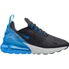 Nike Kids' Air Max 270 Sneaker In Anthracite/blue/black