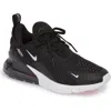 Nike Kids' Air Max 270 Sneaker In Black/white/anthracite