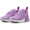 Nike Kids' Air Max 270 Sneaker In Fuchsia/white/fuchsia