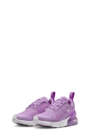 Nike Kids' Air Max 270 Sneaker In Fuchsia/white/fuchsia