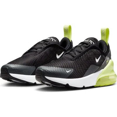 Nike Kids' Air Max 270 Sneaker In Lemon Twist/white/black