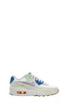 Nike Kids' Air Max 90 Sneaker In White/ Purple/ Phantom/ Blue