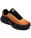 Nike Kids Air Max Dn Casual Sneakers From Finish Line In Black,light Sky Gray