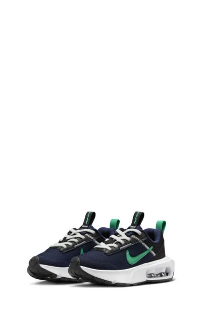 Nike Kids' Air Max Intrlk Lite Sneaker In Navy/black/white