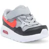 Nike Kids' Air Max Sc Sneaker In Wolf Grey/crimson/anthracite