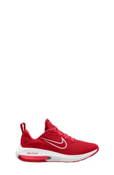 Nike Kids' Air Zoom Arcadia 2 Running Shoe In University Red/white/white