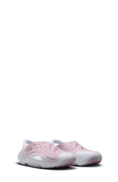 Nike Kids' Aquaswoosh Water Friendly Clog In Pink Foam/ White