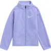 Nike Kids' Arctic High Pile Fleece Jacket In Purple