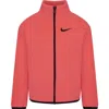 Nike Kids' Arctic High Pile Fleece Jacket In Coral
