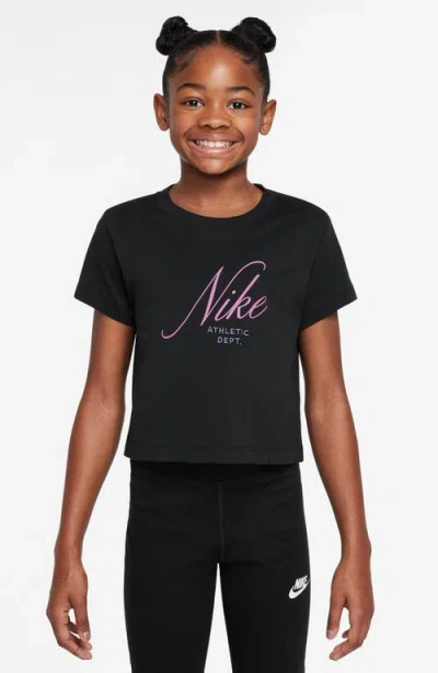 NIKE NIKE KIDS' BACK TO SCHOOL COTTON GRAPHIC T-SHIRT