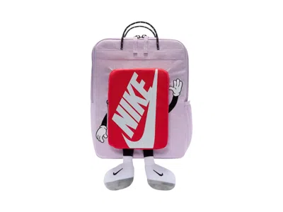 Pre-owned Nike Kids Backpack In Doll/university Red/white
