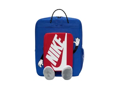 Pre-owned Nike Kids Backpack In Game Royal/university Red/white In Multi