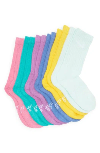 Nike Kids' Basic Swoosh Performance Crew Socks In Multi