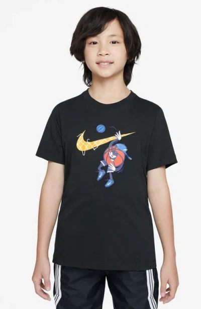 Nike Kids' Basketball Graphic T-shirt In Black