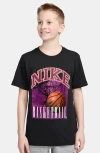 Nike Kids' Basketball Graphic T-shirt In Black