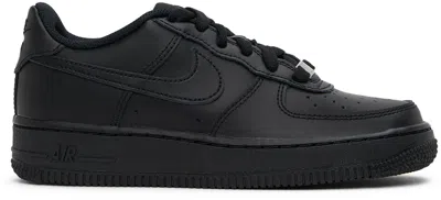 Nike Kids Black Air Force 1 Le Big Kids Sneakers In Black/black