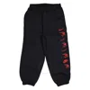 Nike Kids Black Logo Print Icon Sweatpants In Black