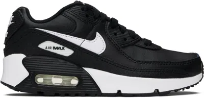 NIKE KIDS BLACK NIKE AIR MAX 90 SNEAKERS