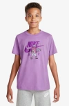 Nike Kids' Boxy 2 Graphic T-shirt In Rush Fuchsia