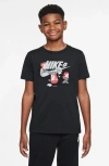 Nike Kids' Boxy Breakdance Graphic T-shirt In Black
