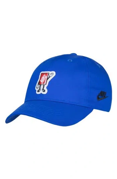 Nike Kids' Boxy Curve Brim Baseball Hat In Game Royal