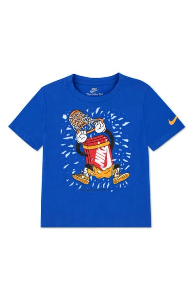 Nike Kids' Boxy Dunk Graphic T-shirt In Blue
