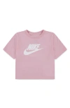 Nike Kids' Boxy Graphic T-shirt In Pink