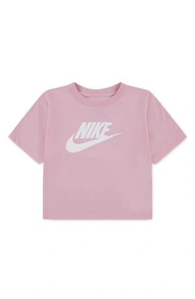 Nike Kids' Boxy Graphic T-shirt In Pink