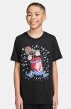 Nike Kids' Boxy Slam Dunk Graphic T-shirt In Black