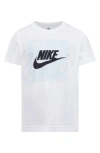 Nike Kids' Brandmark Graphic T-shirt In White