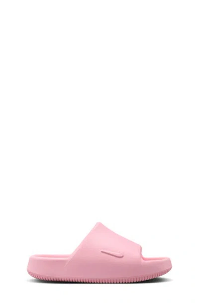 Nike Big Kids Calm 2.0 Slide Sandals From Finish Line In Pink