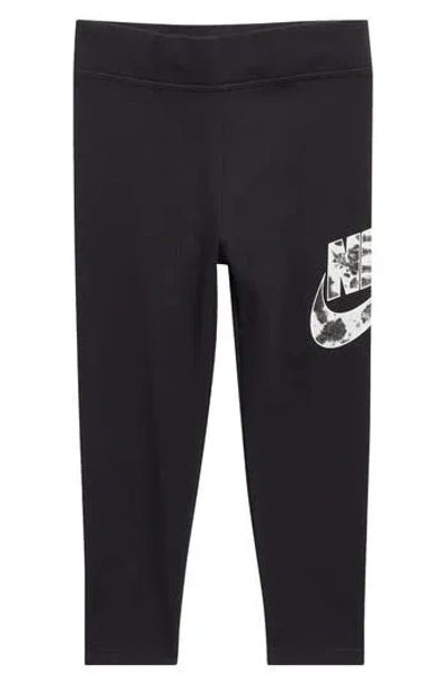 Nike Kids' Cloud Wash Leggings In Black