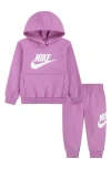 Nike Baby Boys Or Girls Club Fleece Hoodie And Pants, 2 Piece Set In Magic Flamingo