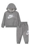 Nike Boys  Nsw Club Fleece Set In Dark Grey Heather