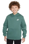Nike Kids' Club Fleece Hoodie In Bicoastal/white