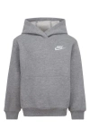 Nike Logo Hoodie In Dark Grey Heather
