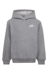 Nike Logo Hoodie In Gray