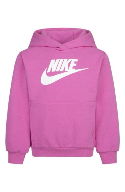 Nike Kids' Club Fleece Hoodie In Playful Pink