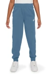 Nike Kids' Club Fleece Joggers In Aegean Storm/white
