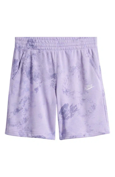 NIKE KIDS' CLUB FLEECE MIDWEIGHT FRENCH TERRY SHORTS