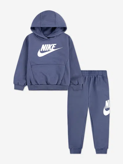 Nike Kids Club Fleece Tracksuit In Blue