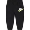 Nike Kids' Club Graphic Joggers In Black