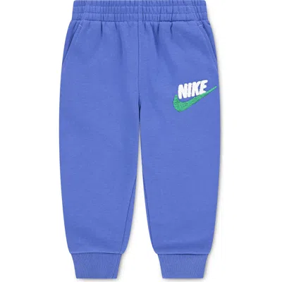 Nike Kids' Club Graphic Joggers In Blue