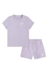 Nike Girls   Lbr Knit Shorts Set