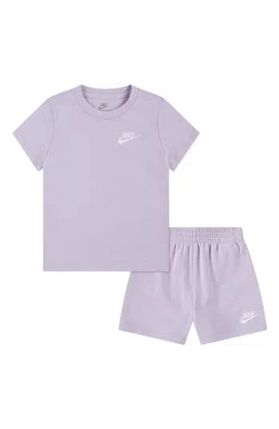 NIKE NIKE KIDS' CLUB LOGO KNIT T-SHIRT & SHORTS SET