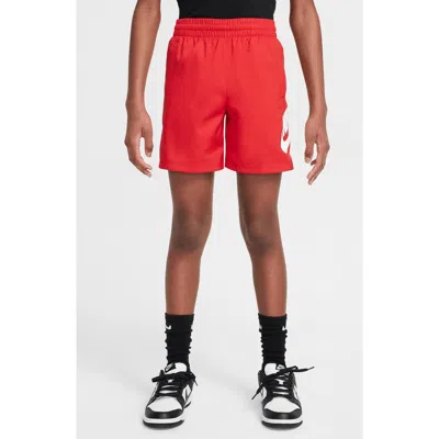 Nike Kids' Club Shorts In Red