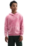Nike Kids' Cotton Blend Fleece Hoodie In Gold