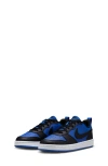 Nike Court Borough Low Recraft Big Kids' Shoes In Game Royal/black/white