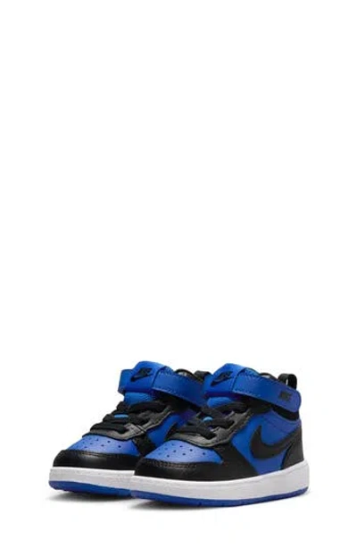 Nike Kids' Court Borough Mid 2 Sneaker In Blue