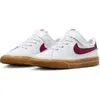 Nike Kids' Court Legacy Sneaker In White/team Red/yellow